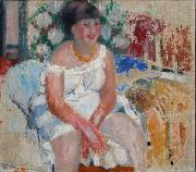 Rik Wouters Woman on the Bedside Spain oil painting artist